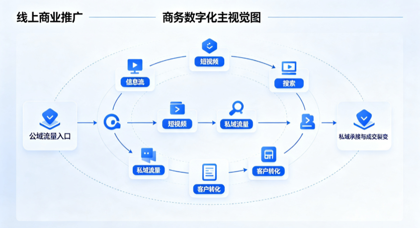 临漳县线上商业推广怎么做？全域流量闭环搭建与低成本转化实战指南